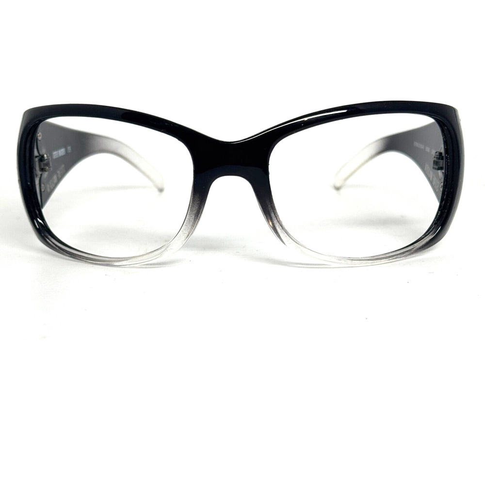 Steve Madden S5282 OMOX Sunglasses Frames Only Black Clear Wrap H15742